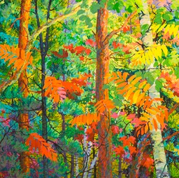 Edge of Forest II - 46" x 46"