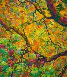Balaams Wood Autumn Dance - 46" x 40"