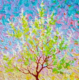 Conversation of the Seasons - Early Spring - 12" x 12"