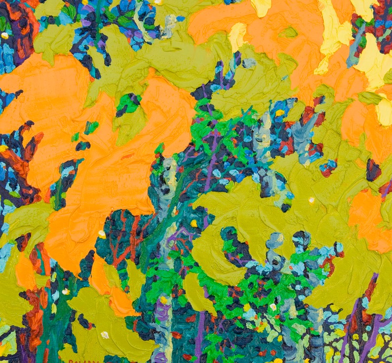 Fireflies I  - 12" x 12"