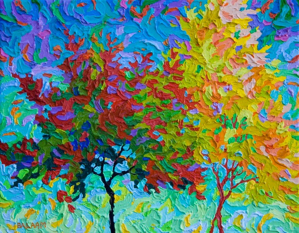 Gaze - Autumn Celebration I - 11" x 14"