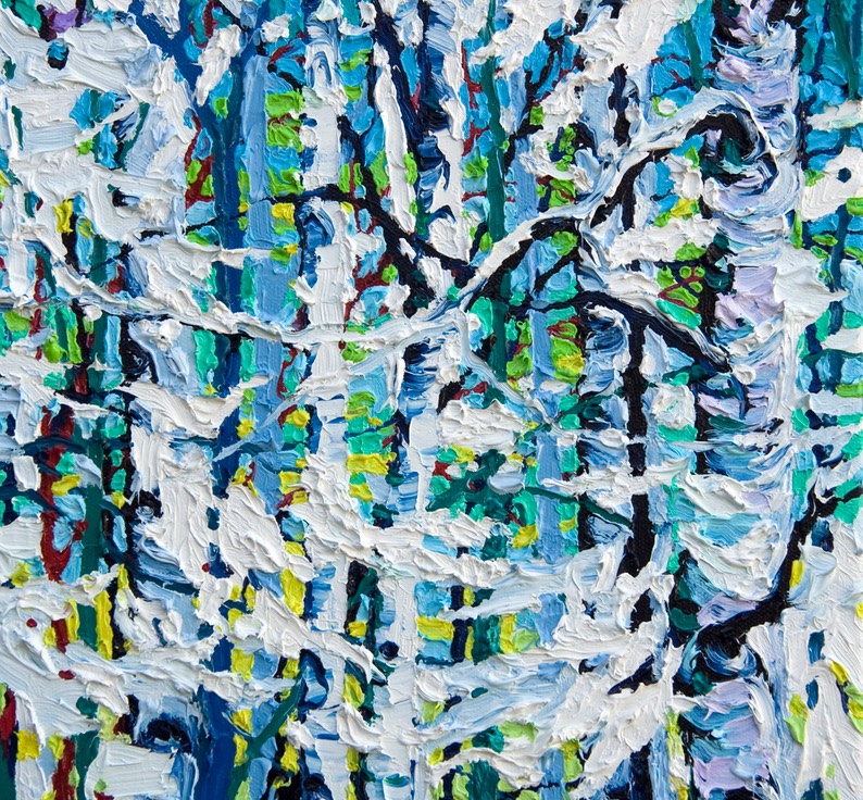 Gaze - Snow  - 14" x 11"