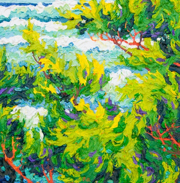 Glimpse Ocean I  - 13" x 13"