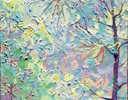 Morning Glimpse - Pine Needles I - 12" x 15"