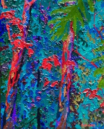 Night Glimpse I - 12" x 15"