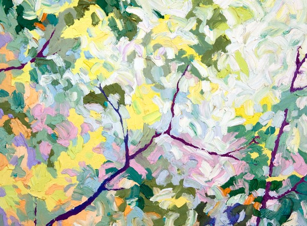 Morning Glimpse - Spring I  - 12" x 15"