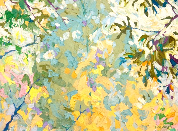 Morning Glimpse - Spring IV  - 12" x 15"
