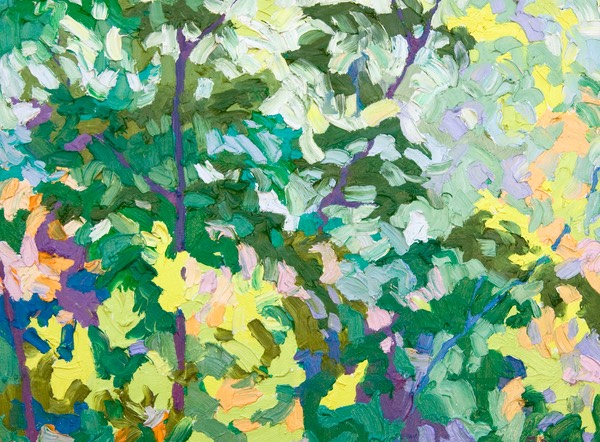 Morning Glimpse - Spring III  - 12" x 15"