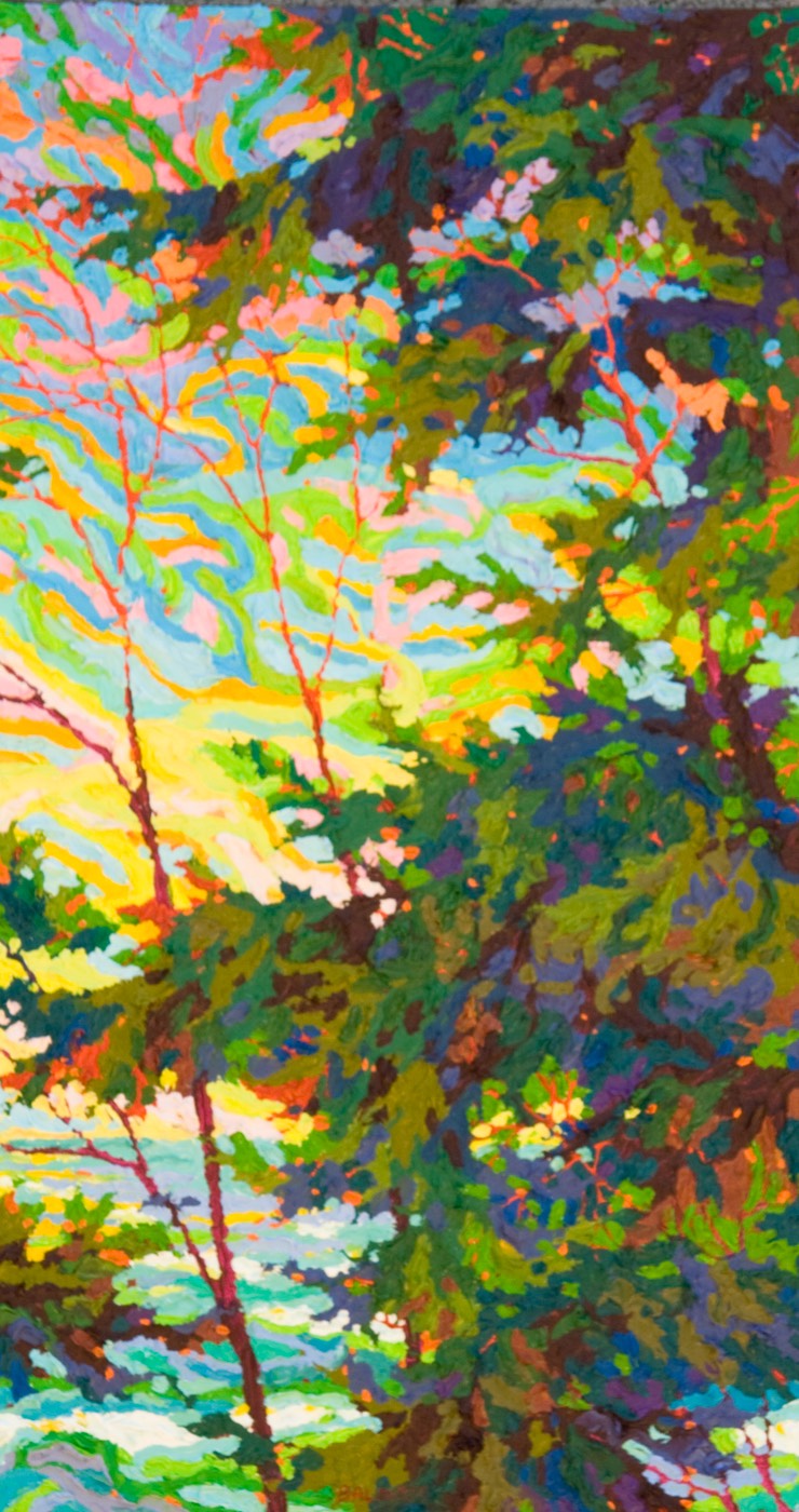Pacific Evening Pebble Beach II - 24" x 14"