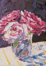Roses Still Life Small Lo