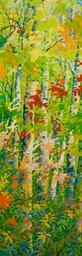 Green Doorway- Spring Air - 72" x 24"