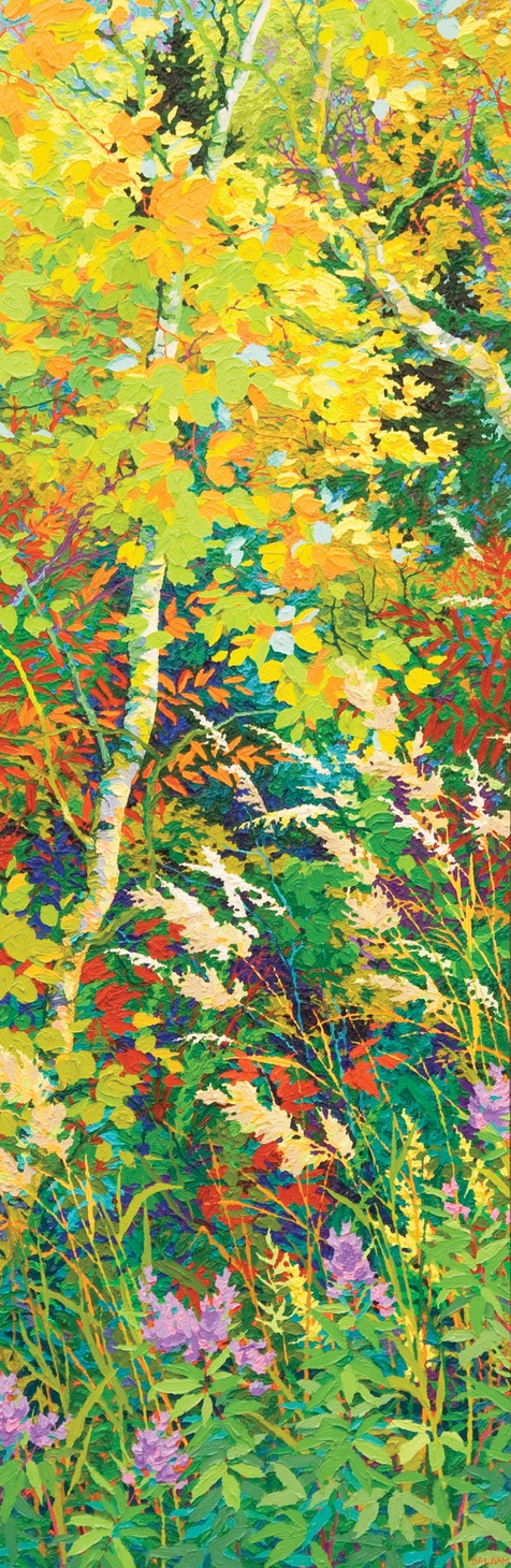 Green Doorways - Under Greenwood - 72" x 24"